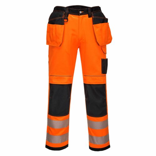 Portwest T501 PW3 Hi-Vis Holster nadrág narancs/fekete színben