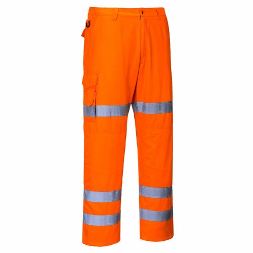 Portwest RT49 Hi-Vis három sávos Combat nadrág narancs színben