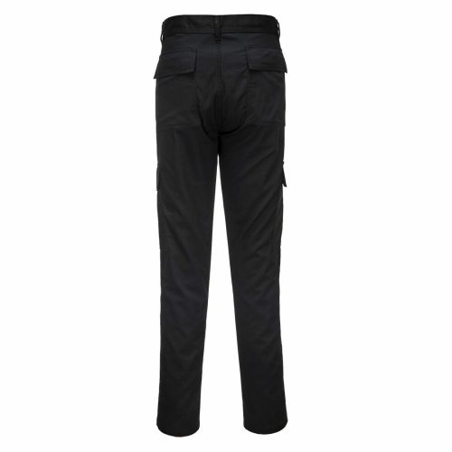 Portwest C711 Slim Fit Combat nadrág fekete színben