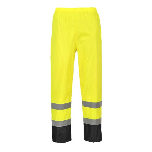 Portwest H444 Hi-Vis Classic Contrast esőnadrág sárga/fekete színben