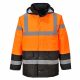 Portwest S467 Hi-Vis Kéttónusú Traffic kabát narancs/fekete színben