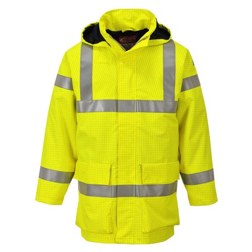 Portwest S774 Bizflame Rain Hi-Vis Multi Lite kabát sárga színben