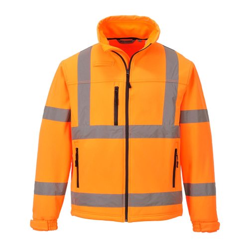 Portwest S424 Jól láthatósági Softshell dzseki narancs színben