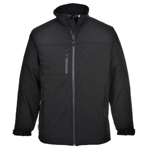 Portwest TK50 Softshell Dzseki fekete színben