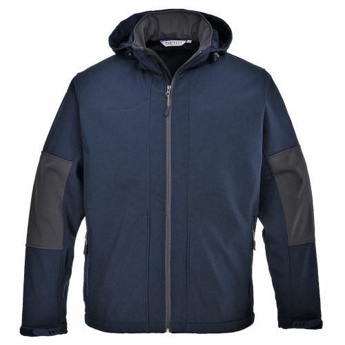 Portwest TK53 Softshell kabát kapucnival navy színben