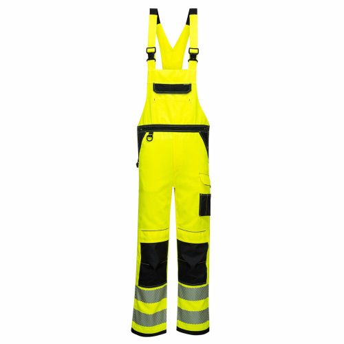 Portwest PW344 PW3 Hi-Vis kantáros nadrág sárga/fekete színben