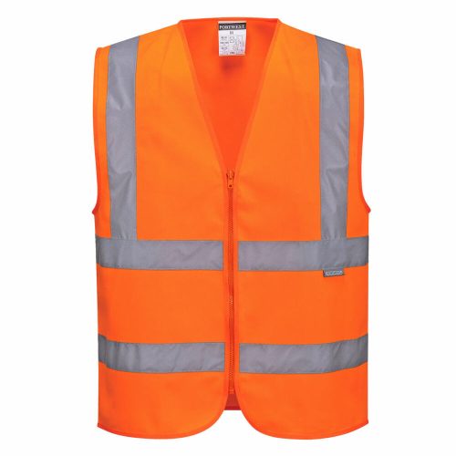 Portwest C375 Hi-Vis zippzáras mellény narancs színben