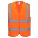 Portwest C375 Hi-Vis zippzáras mellény narancs színben