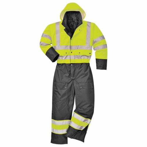 Portwest S485 Hi-Vis Contrast bélelt overál sárga/fekete színben