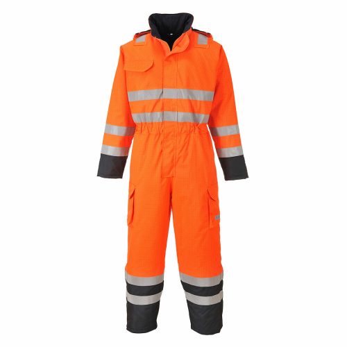 Portwest S775 Bizflame Rain Hi-Vis Multi overál narancs/navy színben