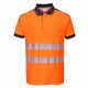 Portwest T180 PW3 Hi-Vis pólóing narancs/navy színben