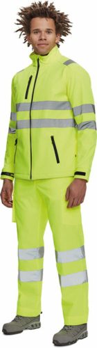 Cerva Murcia softshell kabát sárga színben