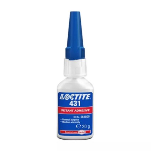 Loctite 431 20gr-os közepes viszkozitású etil-cianoakrilát pillanatragasztó