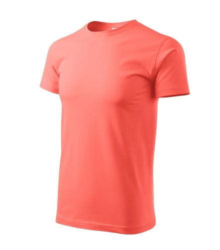 Malfini 137 Heavy New unisex póló coral színben