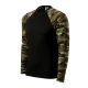 Malfini 166 Camouflage LS unisex póló barna terepszínű