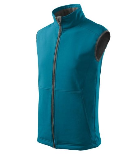 Malfini 517 Vision férfi softshell mellény sötét türkiz színben