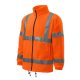 Rimeck 5V1 HV Fleece Jacket unisex polár fluoreszkáló narancssárga színben