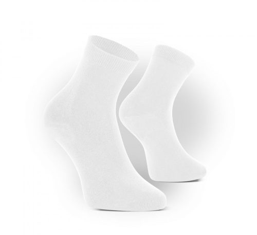 VM Footwear Bamboo medical fehér színű antibakteriális zokni (8010)