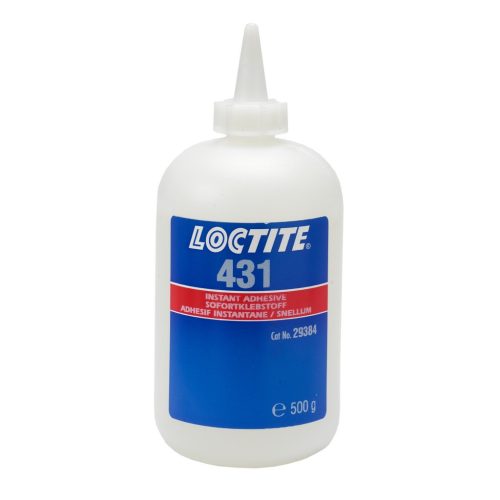 Loctite 431 500gr-os közepes viszkozitású etil-cianoakrilát pillanatragasztó